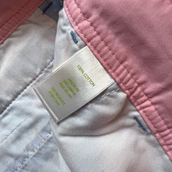 Lilly Pulitzer Womens Callahan Hot Pants Blue Red Anchor Pockets 100% Cotton 4 - Picture 8 of 8